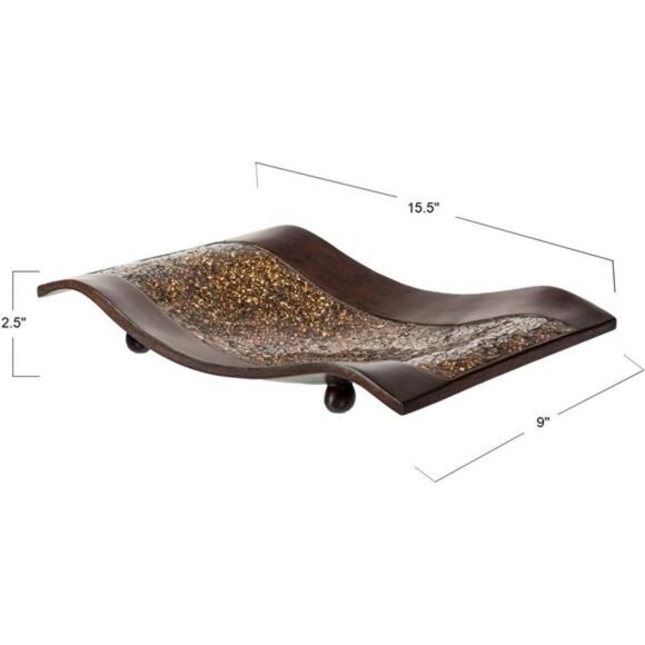 Creative Scents Schonwerk Centerpiece Home Decor Crackled Mosaic Design - Picture 6 of 8